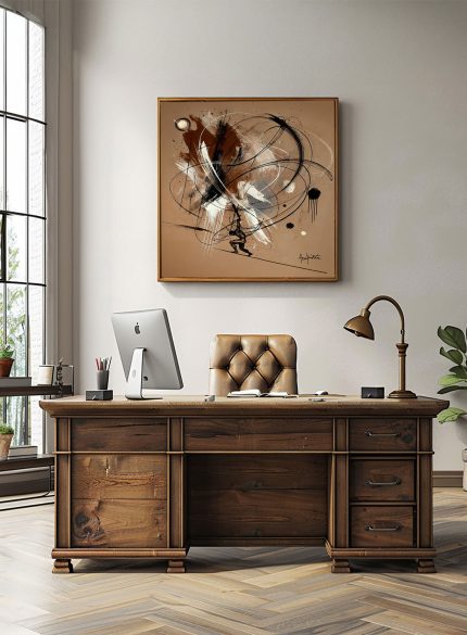 Atlas Mythology Painting | Figurative Abstract Canvas