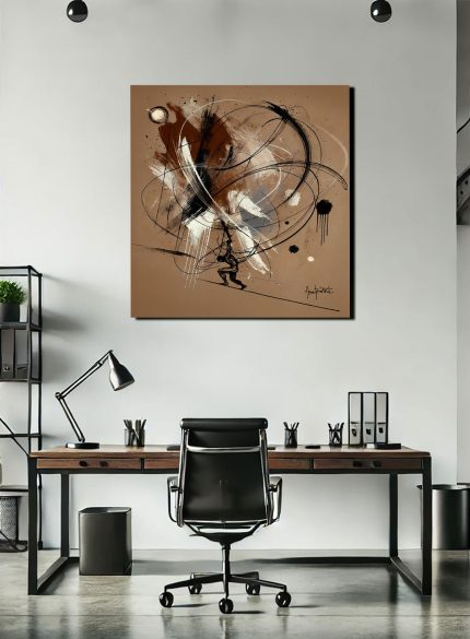 Atlas Mythology Painting | Figurative Abstract Canvas