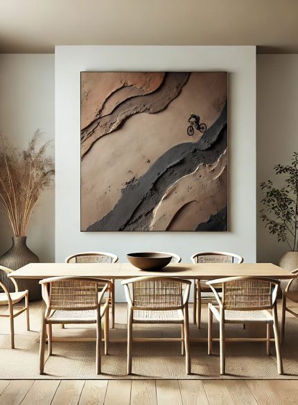 Textured Mountain Bike Cyclist