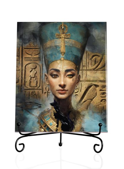 Nefertiti Art Tile: Modern Egyptian Decor