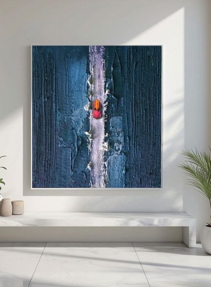 Custom Aerial Car Wall Art Painting on Canvas