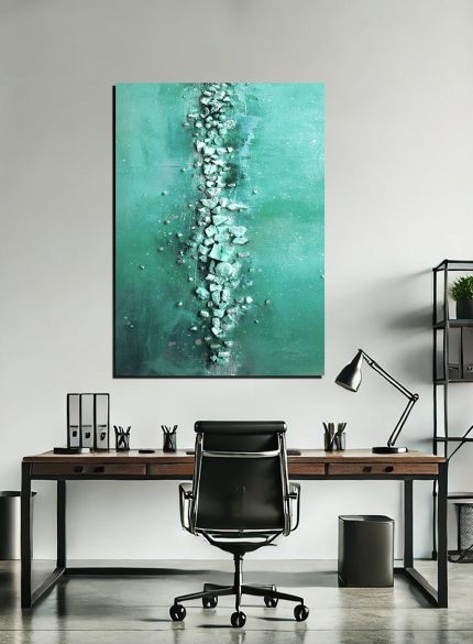 Bold 3D Abstract Sculpture Painting | Textured Canvas Art
