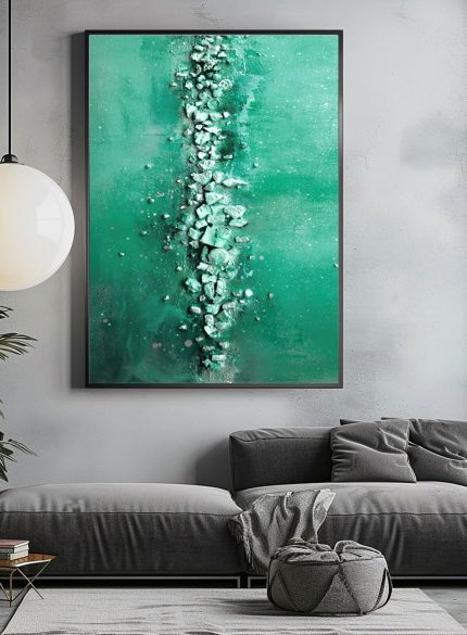 Bold 3D Abstract Sculpture Painting | Textured Canvas Art