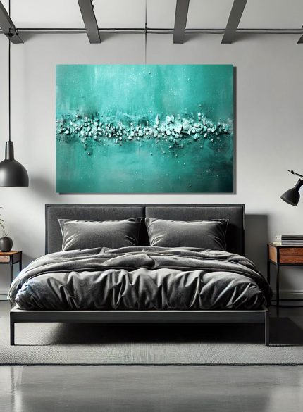 Bold 3D Abstract Sculpture Painting | Textured Canvas Art