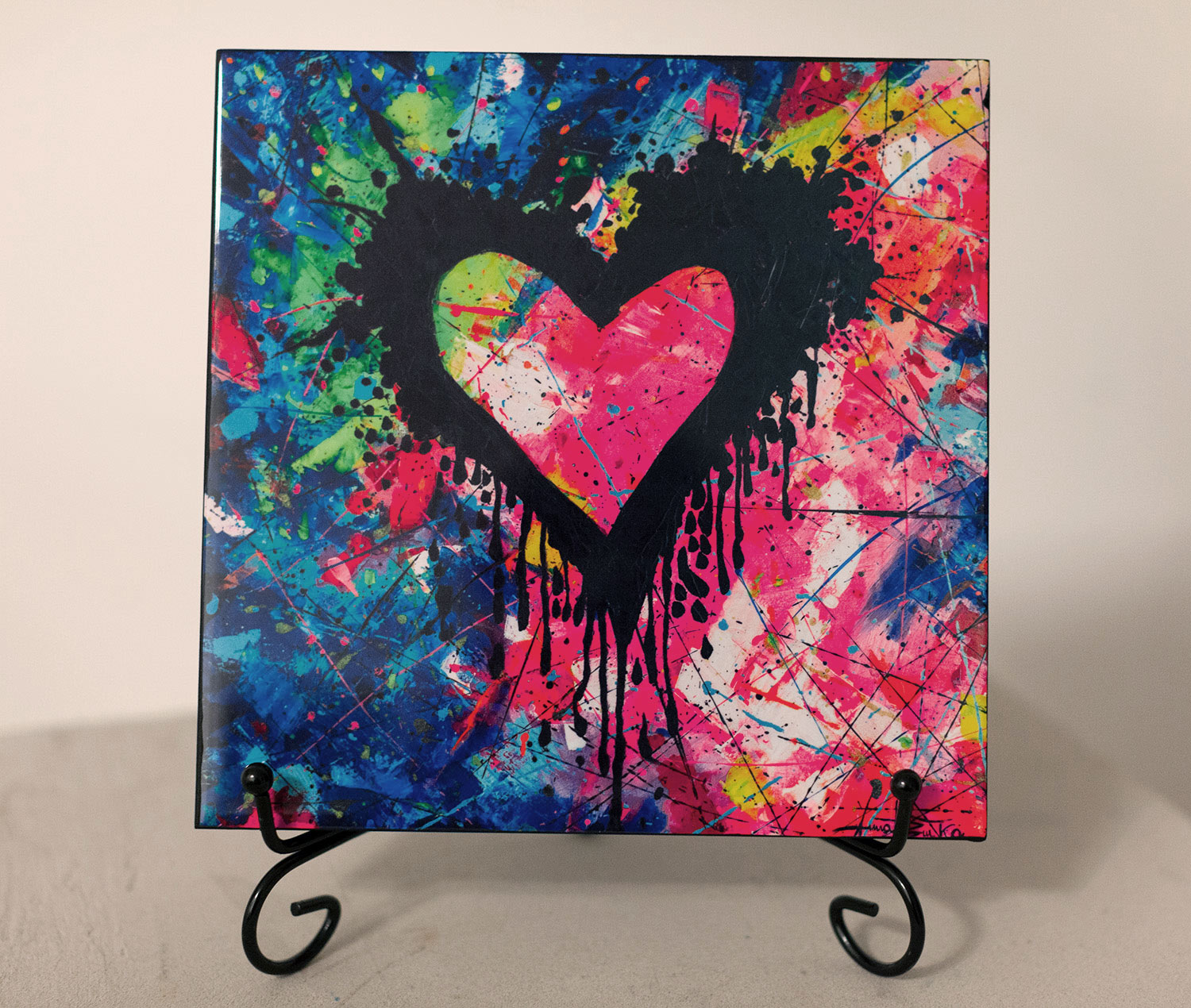 Personalised Ceramic Photo Tile – Luxury Gift in Elegant Black Presentation Box + Metal Stand & Certificate - Image 14