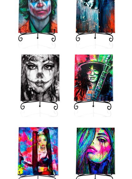 Personalised Ceramic Photo Tile – Luxury Gift in Elegant Black Presentation Box + Metal Stand & Certificate