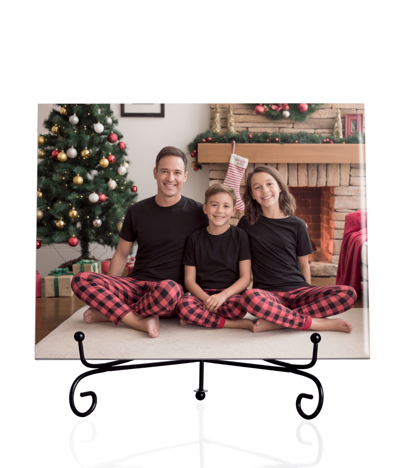 Personalised Ceramic Photo Tile – Luxury Gift in Elegant Black Presentation Box + Metal Stand & Certificate - Image 5