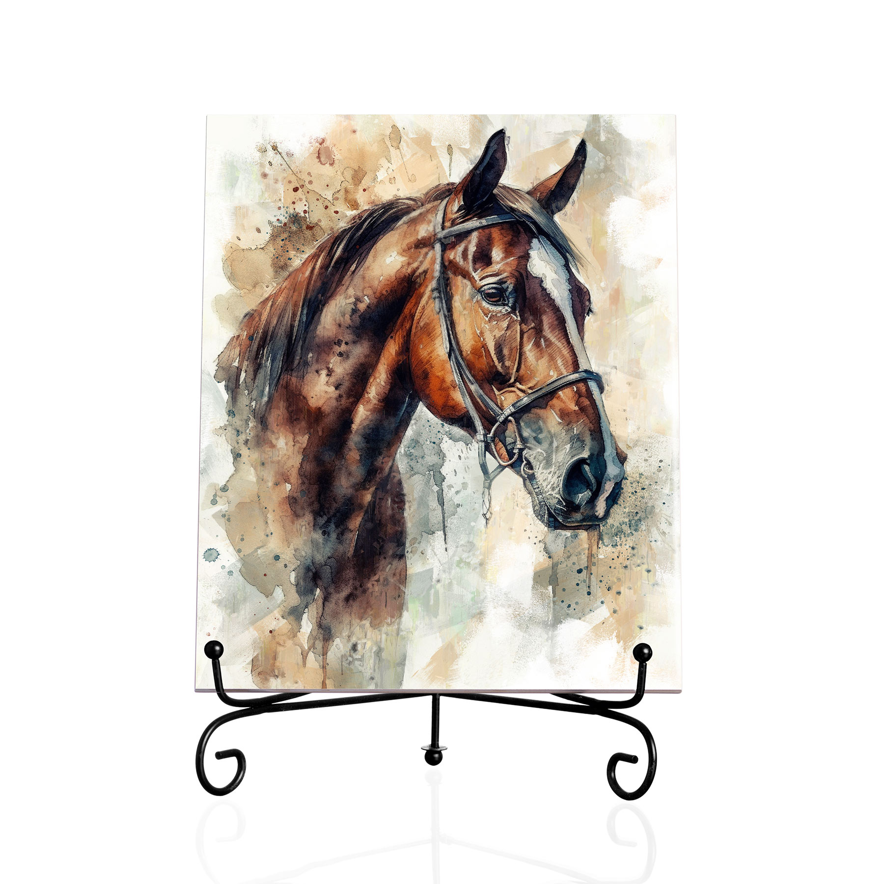 Personalised Ceramic Photo Tile – Luxury Gift in Elegant Black Presentation Box + Metal Stand & Certificate - Image 9